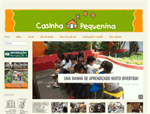 Tablet Screenshot of casinhapequenina.com.br